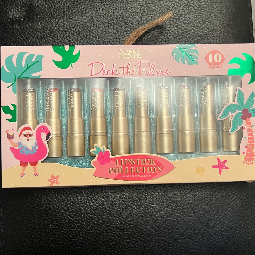 MARINA & DEMME DECK THE PALMS 10pieces-LIPSTICK COLLECTION-NIB - Picture 3 of 5